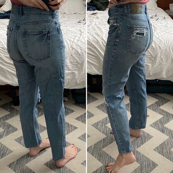 3 for 15$🌸  H&M boyfriend jeans Size 25 - Picture 3 of 8